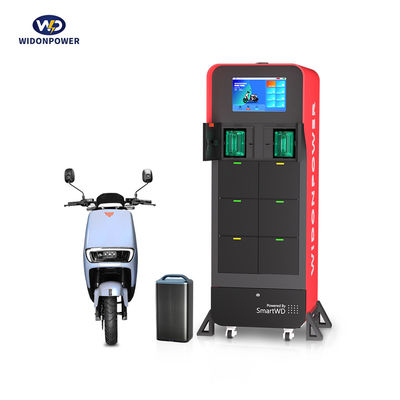 Estación de intercambio de baterías de motocicletas/scooters Seguridad de protección múltiple para la carga y conveniencia de múltiples dispositivos
