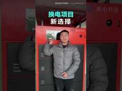 El gabinete del sistema de intercambio de baterías es su nueva elección.